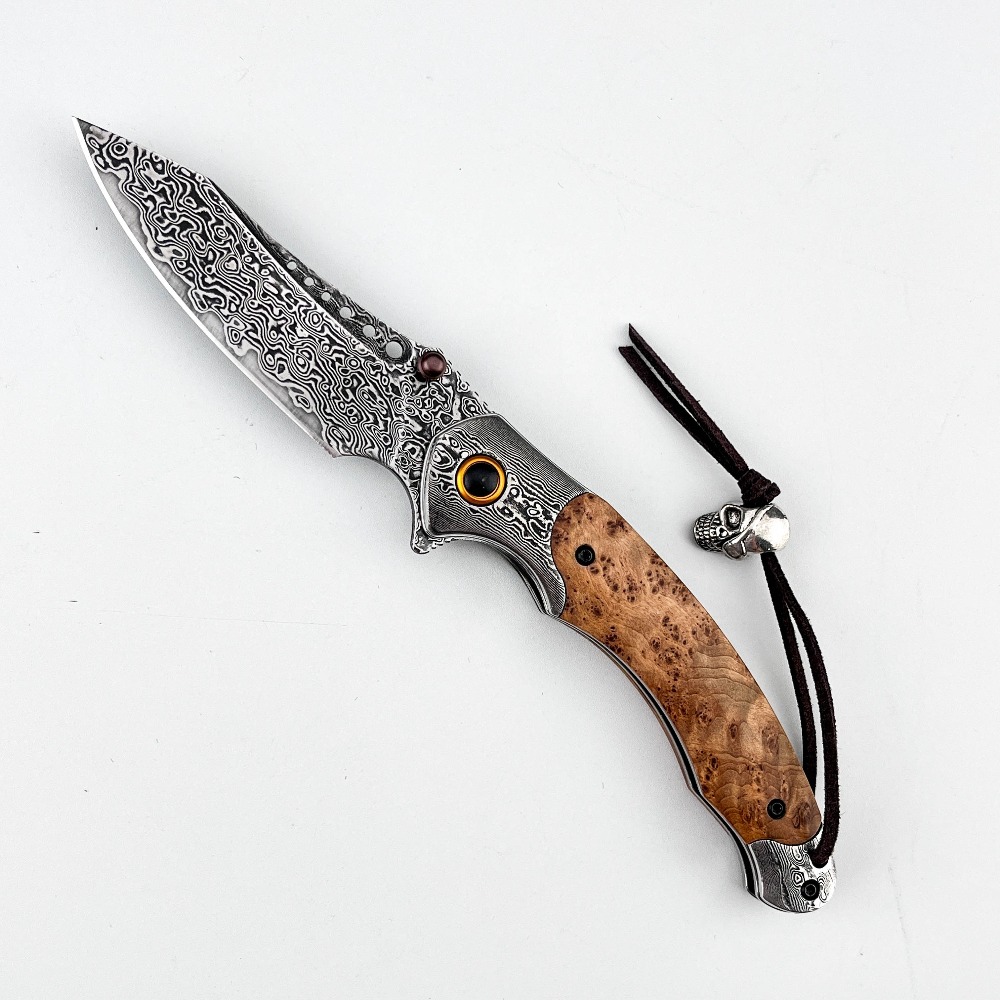 Vintage Collectible Knife - Nóż składany z wysokiej jakości stali