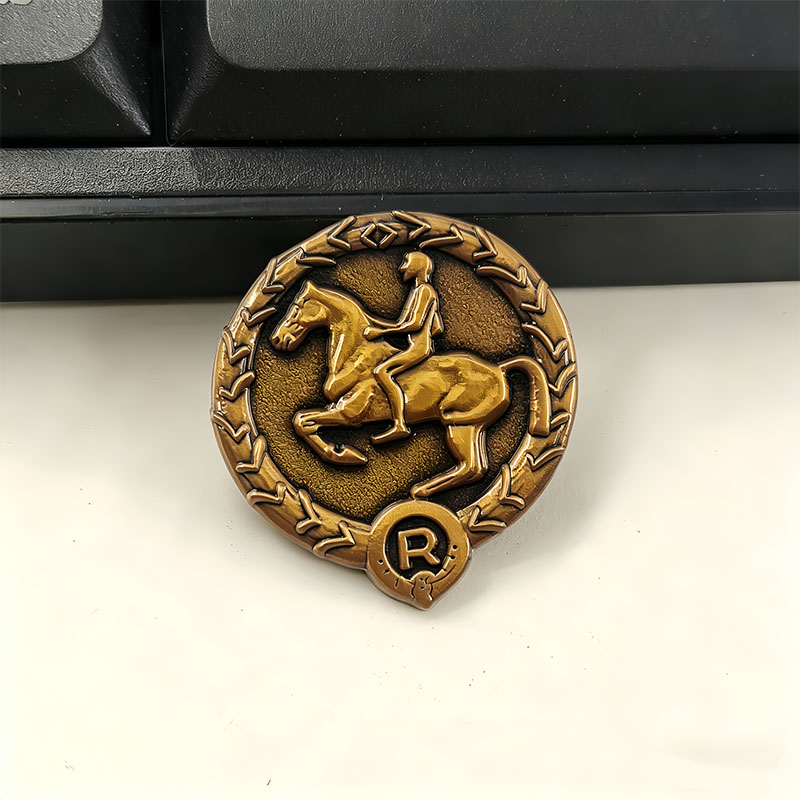 Vintage Collectible Pins - Niemiecka odznaka młodego jeźdźca, niemiecka odznaka