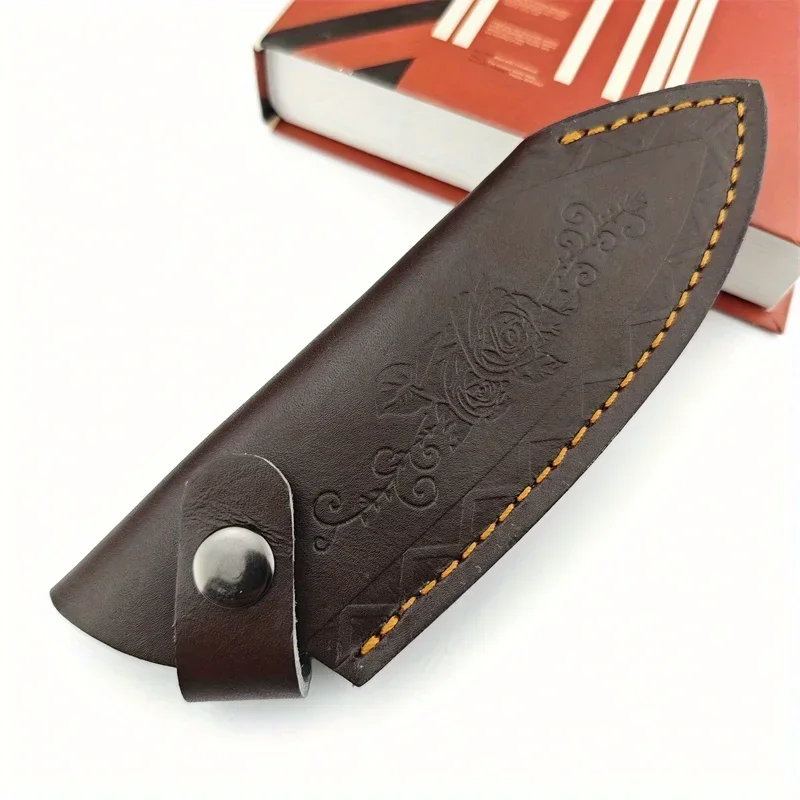 Vintage Collectible Knife - Przenośny składany nóż z pochwą ze