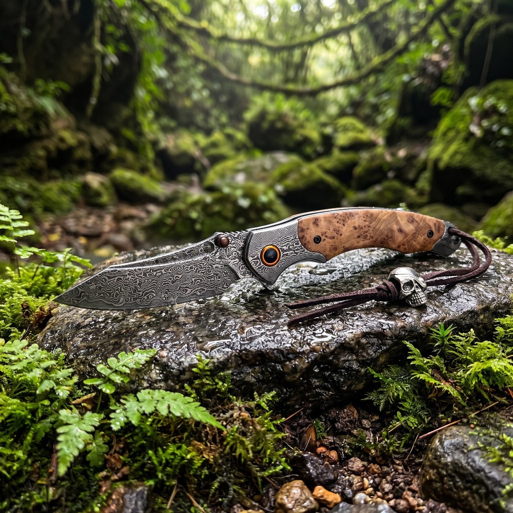 Vintage Collectible Knife - Nóż składany z wysokiej twardestwojutego stali