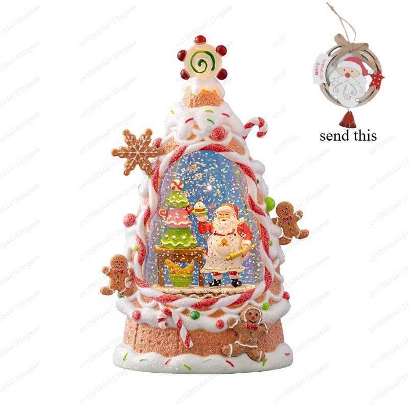Vintage Collectible Santa - Dekoracja świąteczna w stylu vintage, animowany