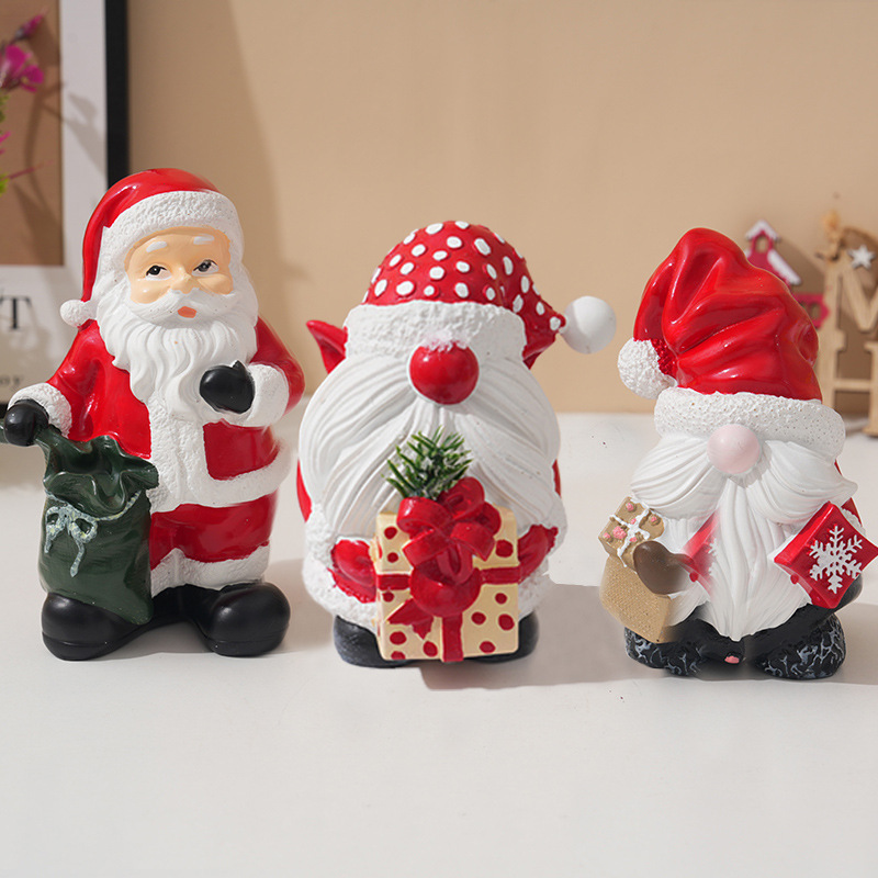 Ozdoba świąteczna z żywicy w k – Vintage Collectible Santa recenzja i cena
