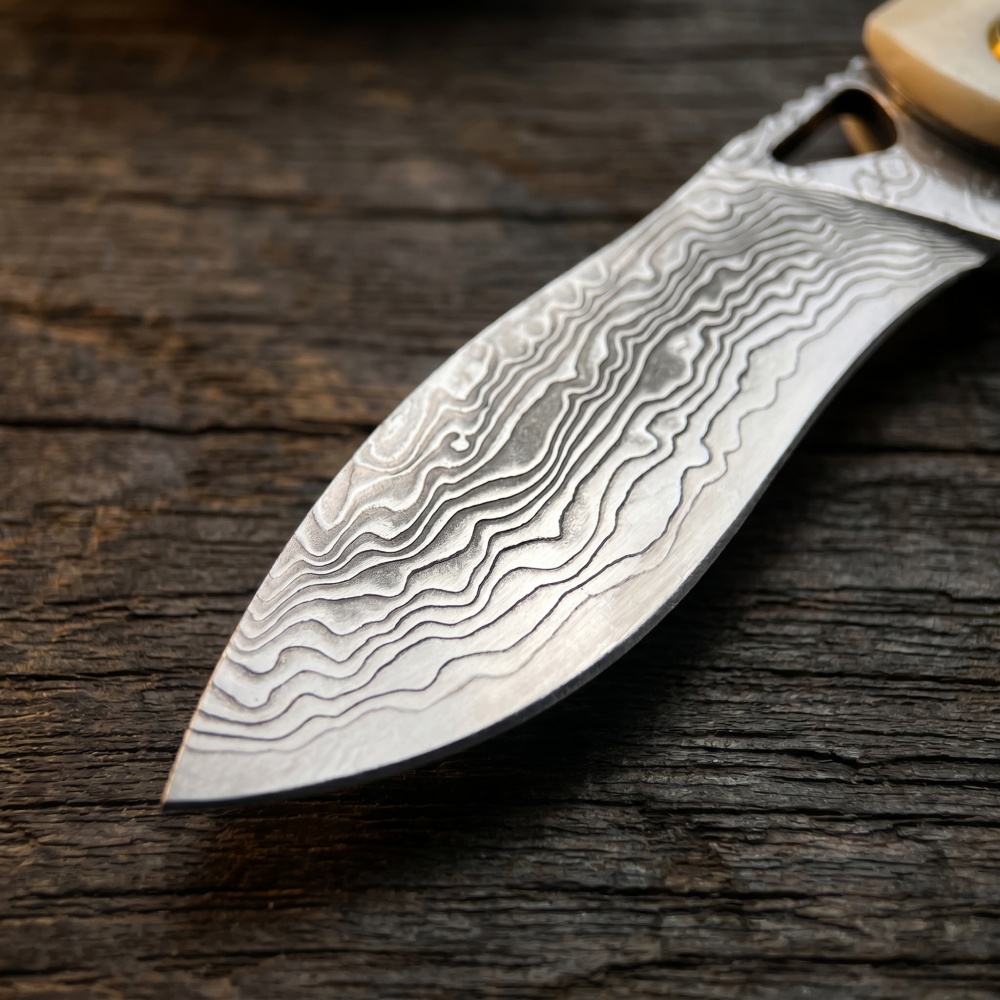 Vintage nóż składany ze stali  – Vintage Collectible Knife recenzja i cena