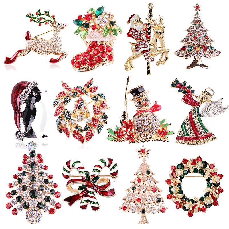 Kolekcja broszek świątecznych  – Vintage Collectible Pins recenzja i cena