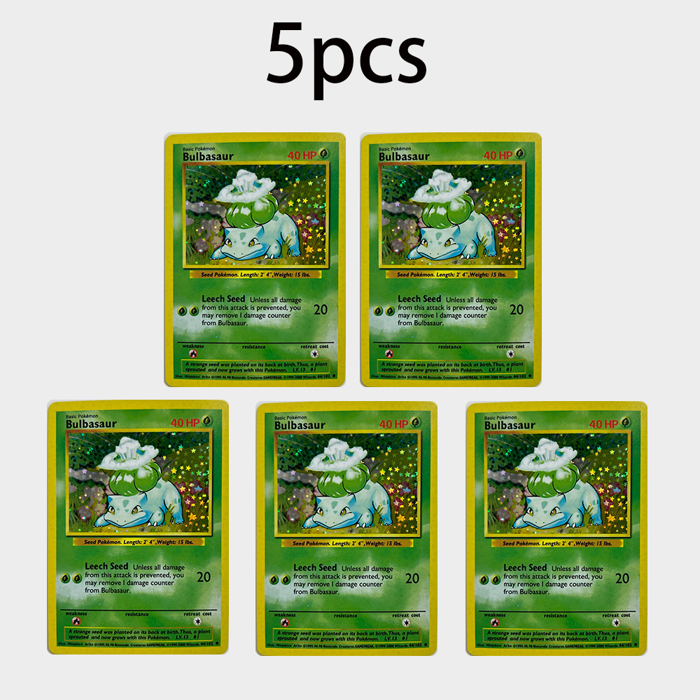Karty PTCG TCG DIY Bulbasaur V – Vintage Pokemon Collectible recenzja i cena